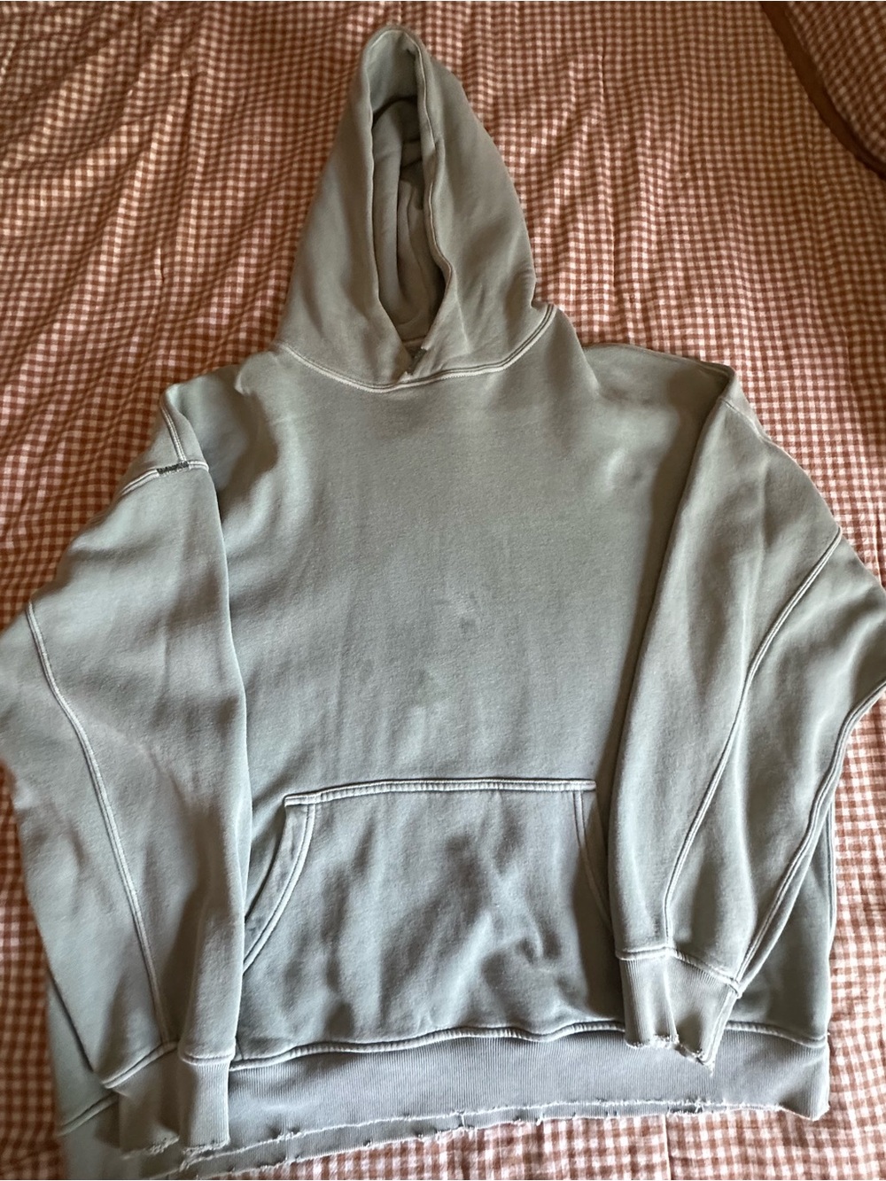 Abercrombie & Fitch Olive Green Hooded Sweatshirt Unisex